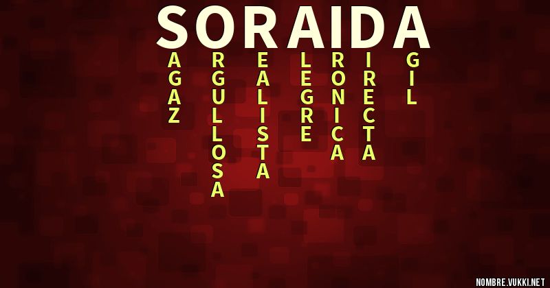 Acróstico soraida