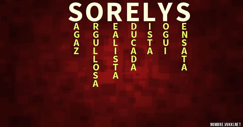 Acróstico sorelys