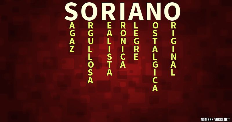 Acróstico soriano