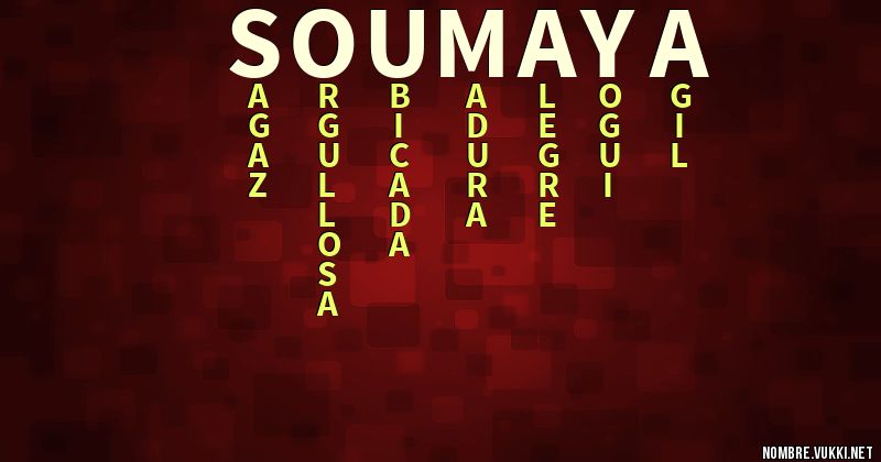 Acróstico soumaya
