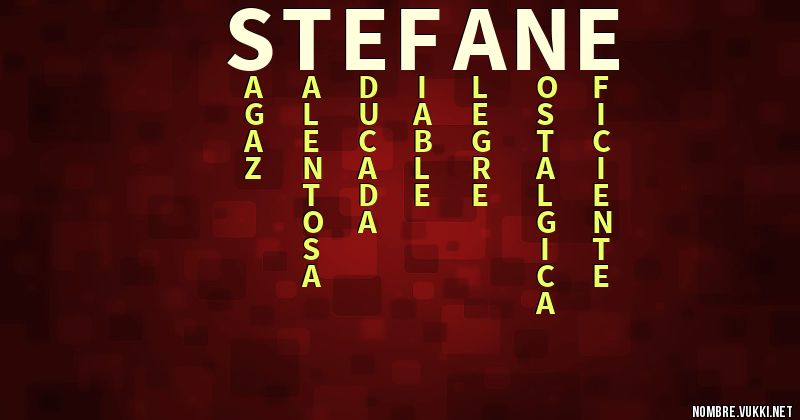 Acróstico stefane