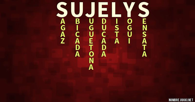 Acróstico sujelys