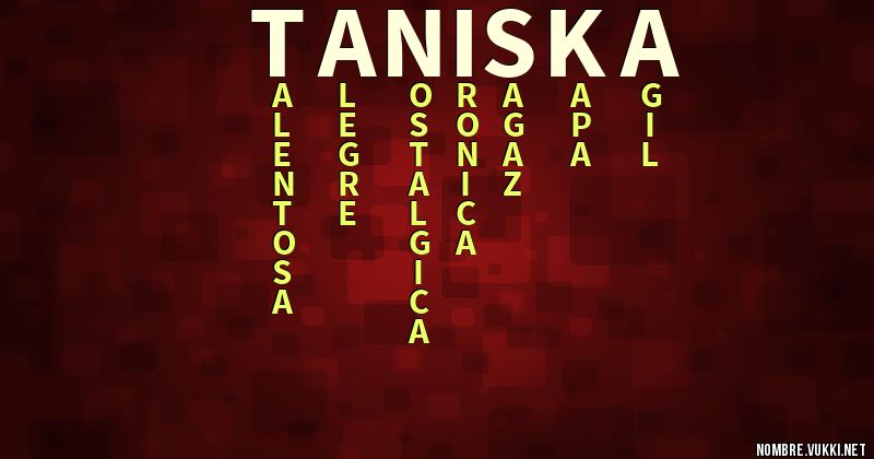 Acróstico taniska