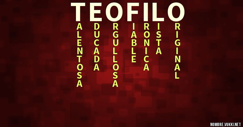 Acróstico teofilo