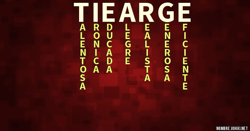 Acróstico tie arge