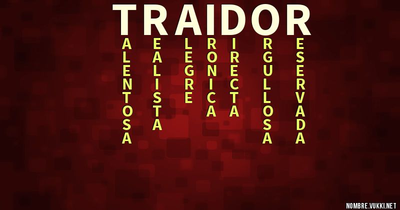 Acróstico traidor