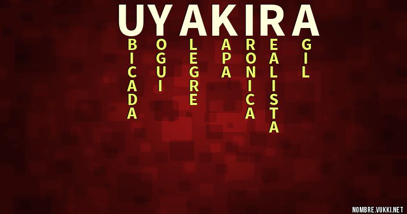 Acróstico uyakira