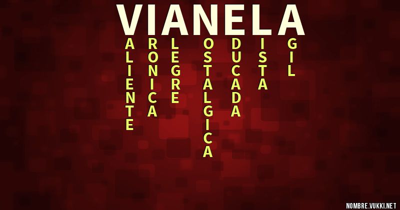 Acróstico vianela