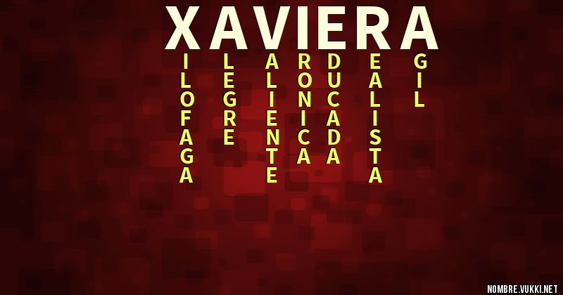 Acróstico xaviera