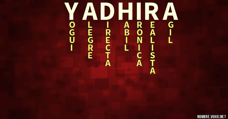 Acróstico yadhira