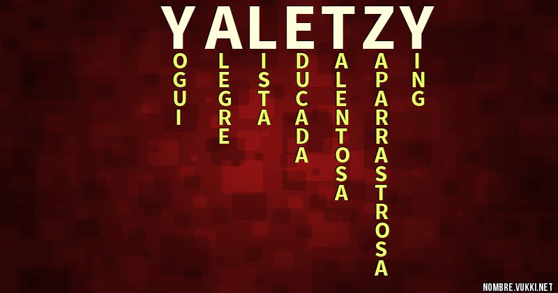 Acróstico yaletzy