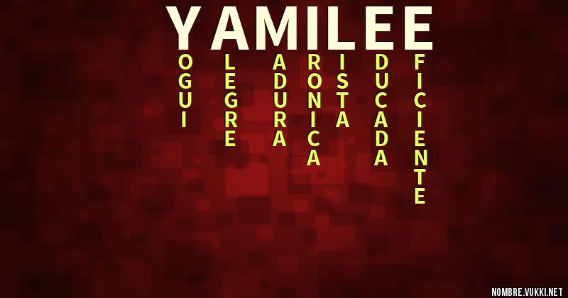 Acróstico yamilee