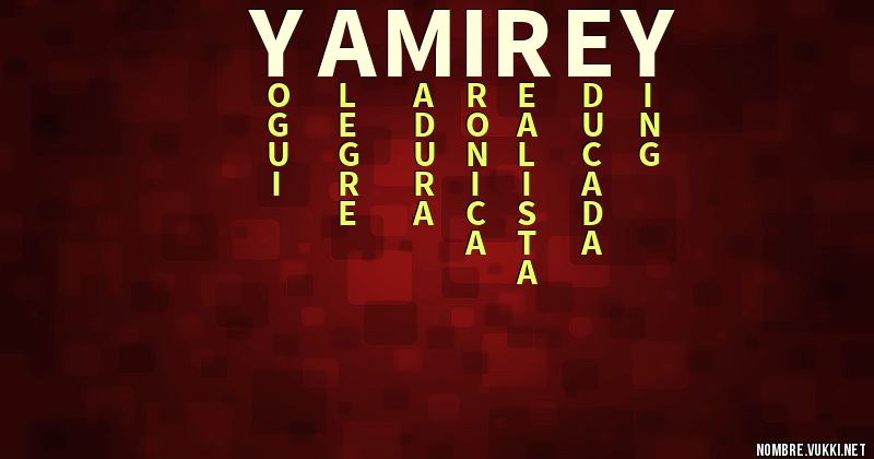 Acróstico yamirey