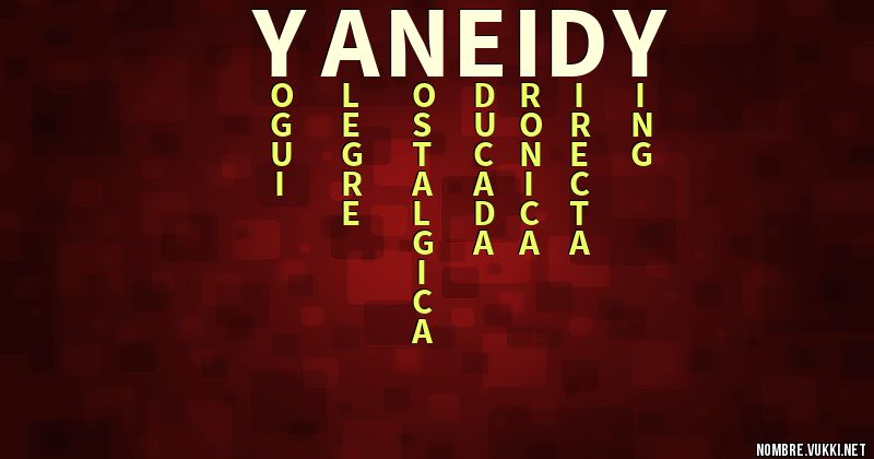 Acróstico yaneidy