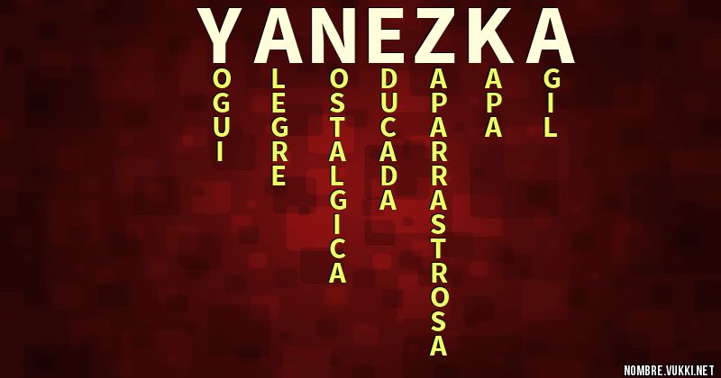 Acróstico yanezka