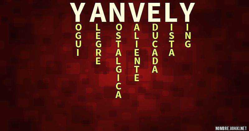 Acróstico yanvely