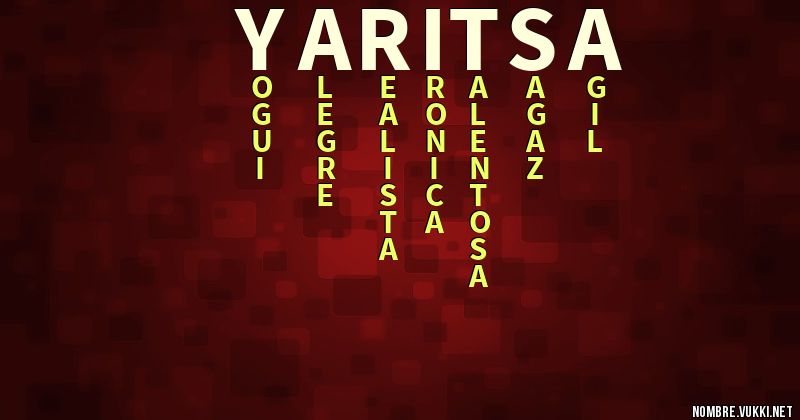 Acróstico yaritsa