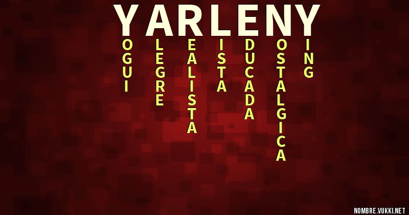 Acróstico yarleny