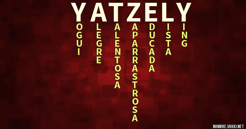 Acróstico yatzely