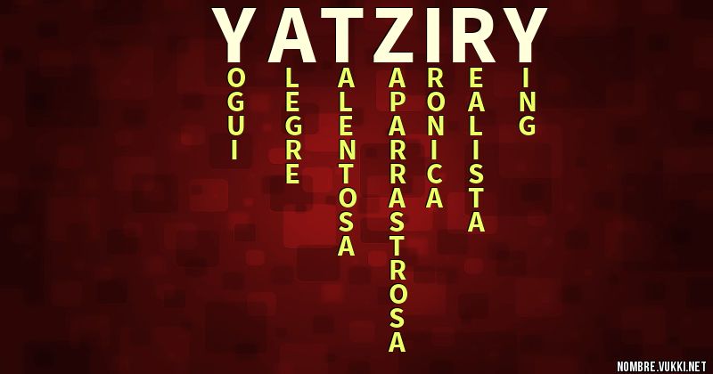 Acróstico yatziry