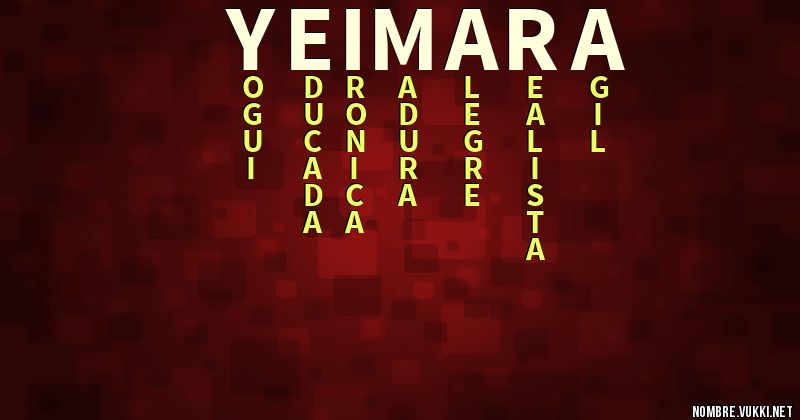 Acróstico yeimara