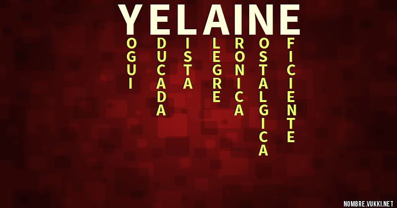 Acróstico yelaine