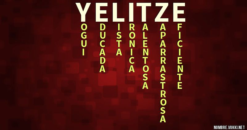 Acróstico yelitze