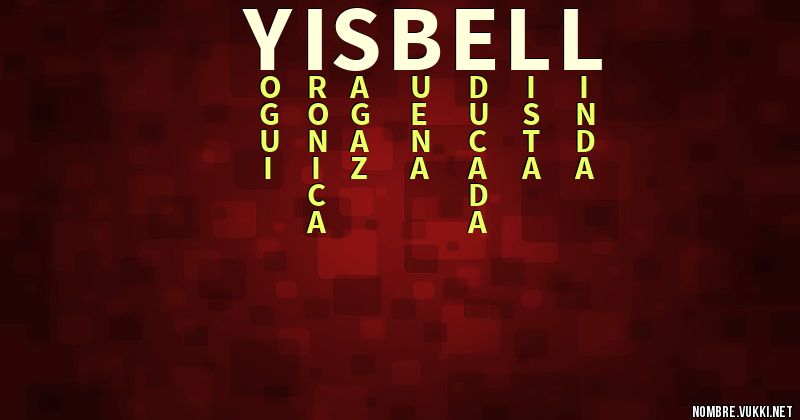 Acróstico yisbell