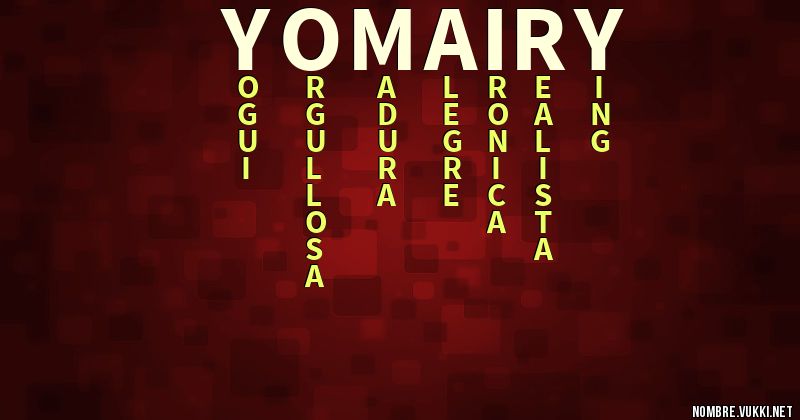 Acróstico yomairy