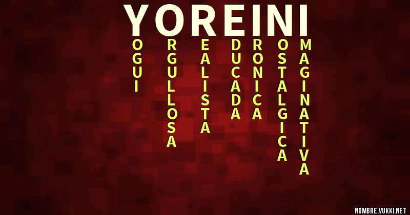 Acróstico yoreini