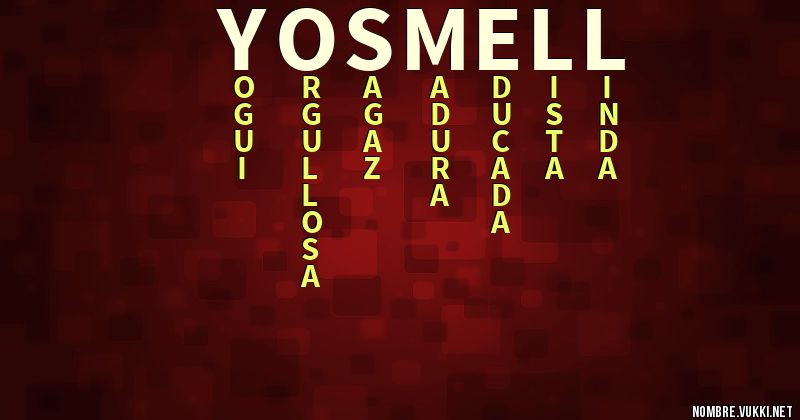 Acróstico yosmell
