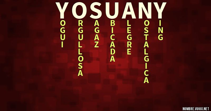 Acróstico yosuany