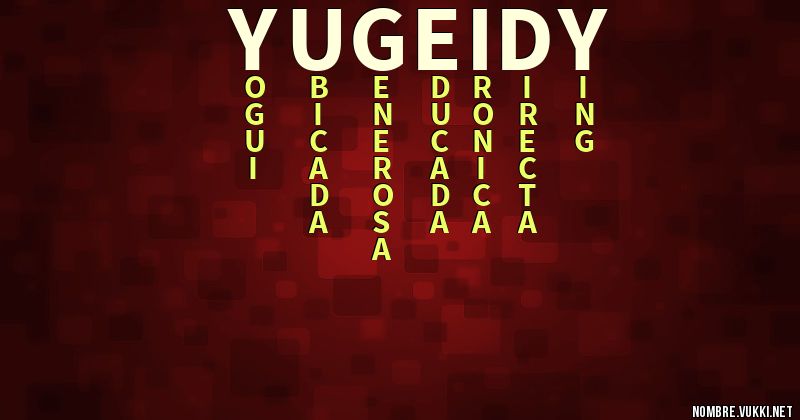 Acróstico yugeidy