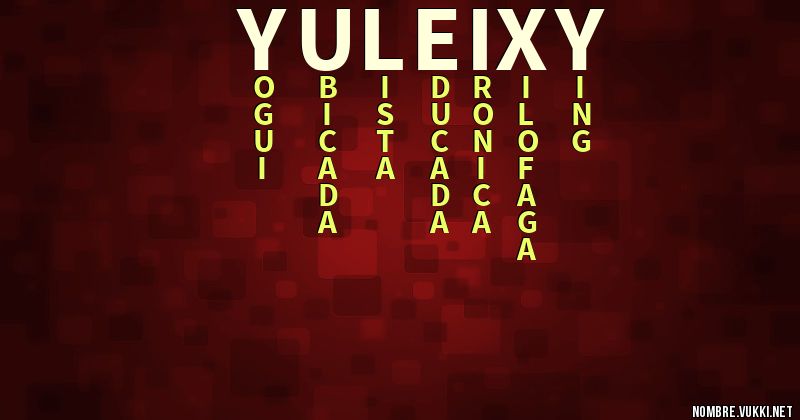 Acróstico yuleixy