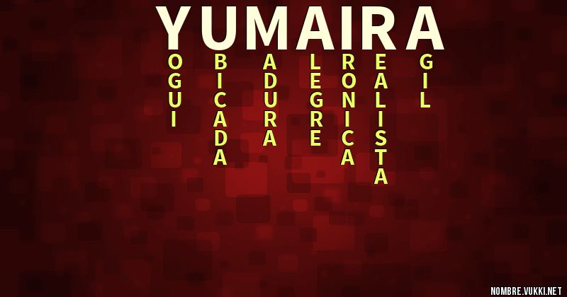 Acróstico yumaira