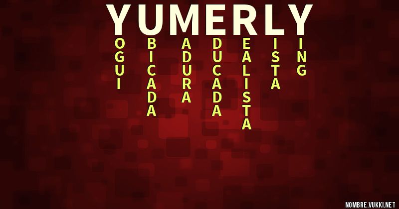 Acróstico yumerly