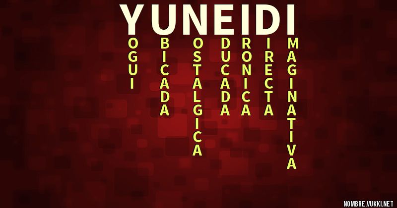 Acróstico yuneidi