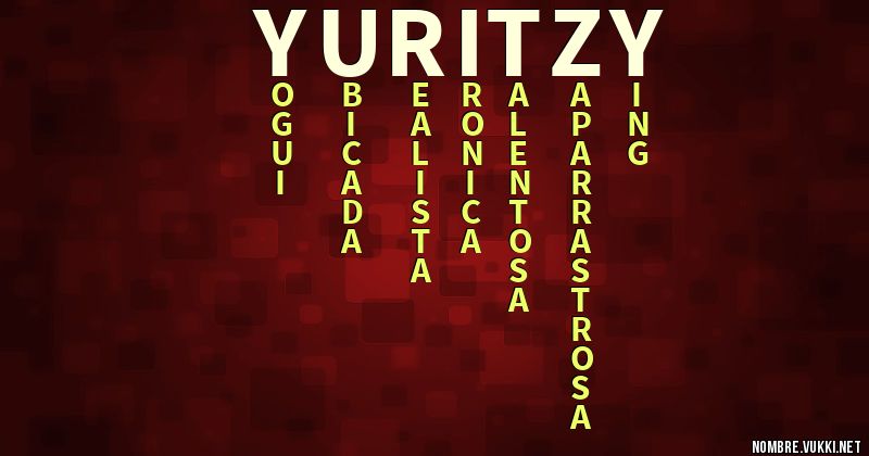 Acróstico yuritzy