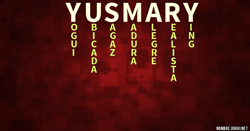 Acróstico yusmary