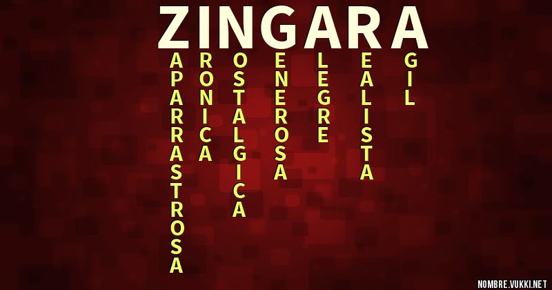 Acróstico zingara