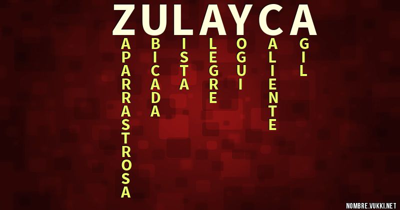 Acróstico zulayca