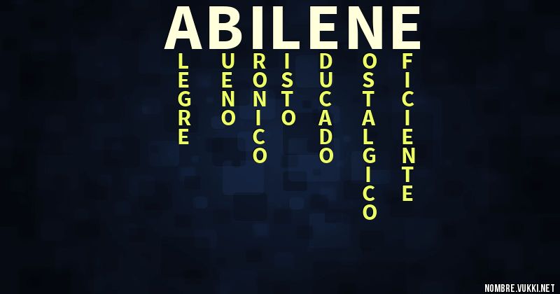 Acróstico abilene