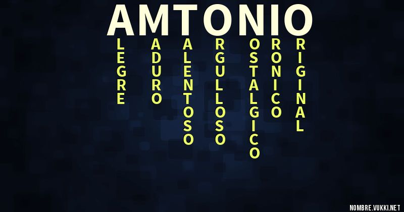 Acróstico amtonio