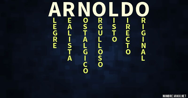 Acróstico arnoldo