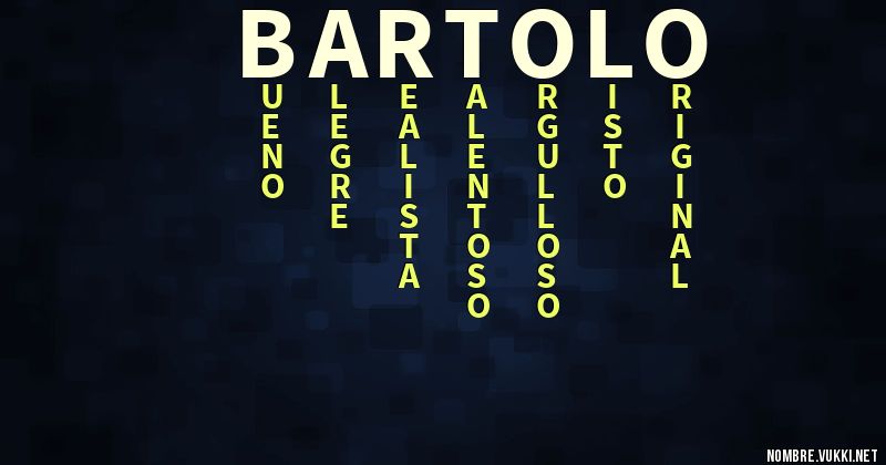Acróstico bartolo