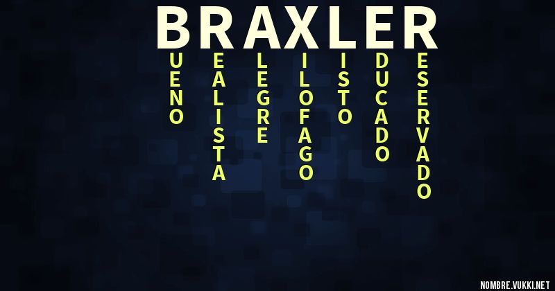 Acróstico braxler