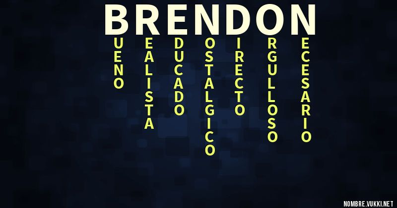 Acróstico brendon