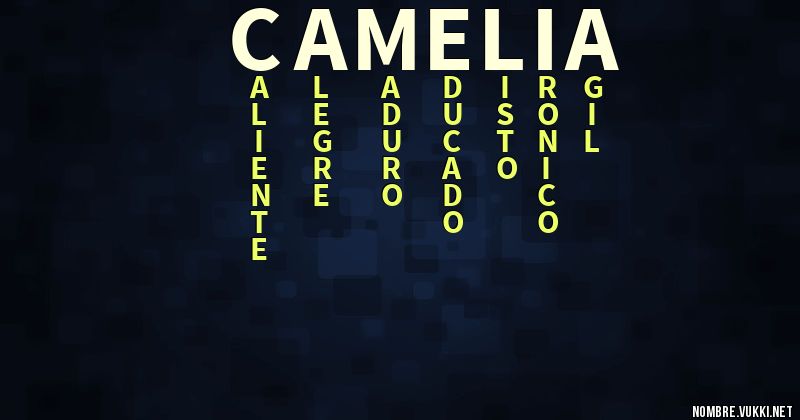 Acróstico camelia