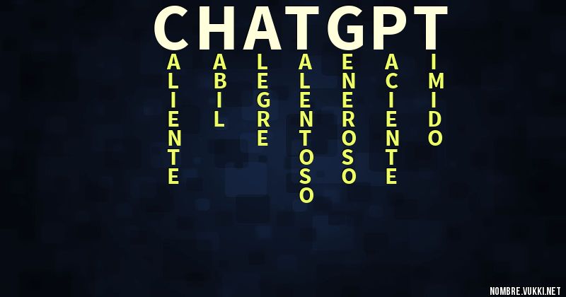 Acróstico chatgpt