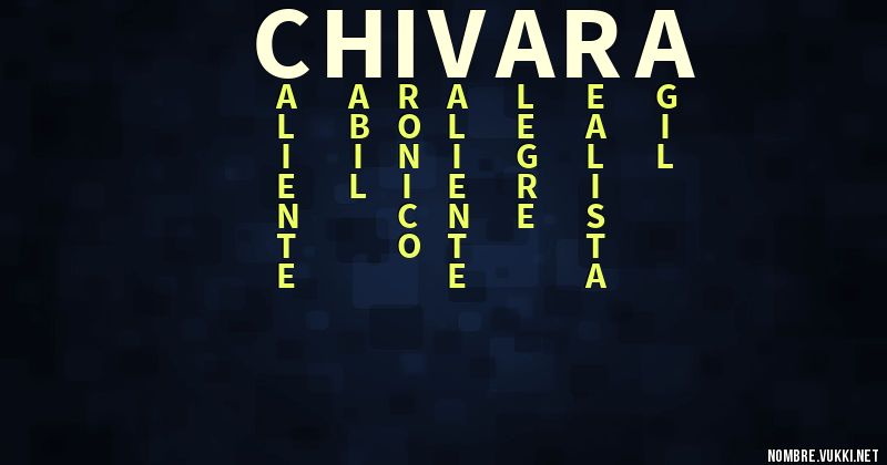 Acróstico chivara